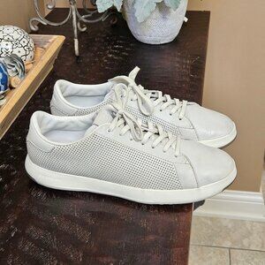 Cole Haan Men's GrandPro Leather Sneakers, Lt Gray, Sz 10